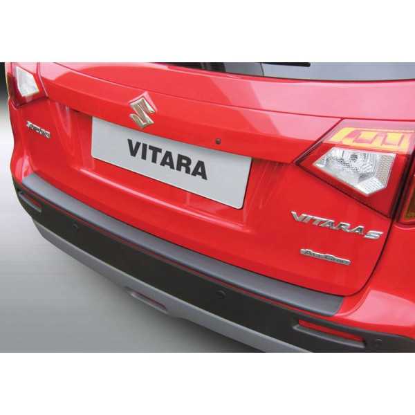 Protecteur de parechocs arrière ABS pour Suzuki Vitara 2015 Noir