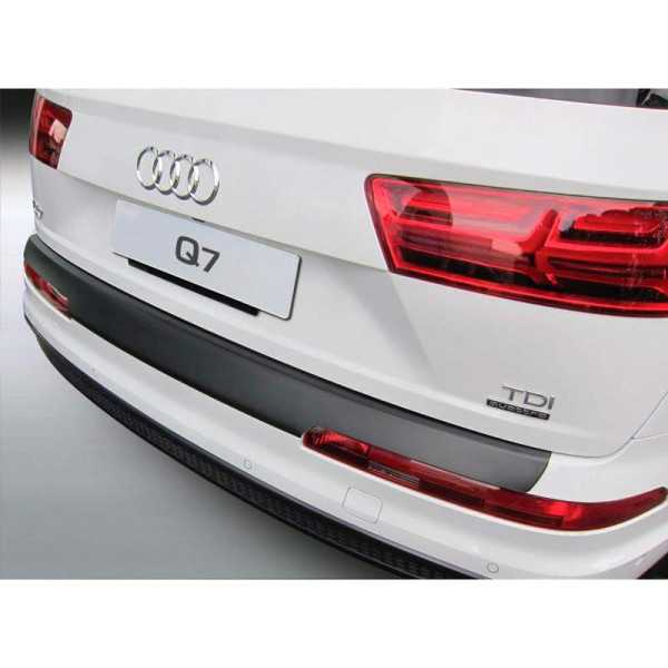 Protecteur de parechocs arrière ABS pour Audi Q7  SQ7 62015 Noir