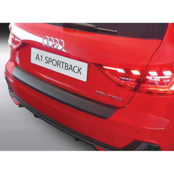 Protecteur de parechocs arrière ABS pour Audi A1 GB Sportback SLine 2018 Noir