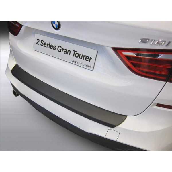 Protecteur de parechocs arrière en ABS pour BMW Série 2 F46 Gran Tourer MSport 62015 Noir