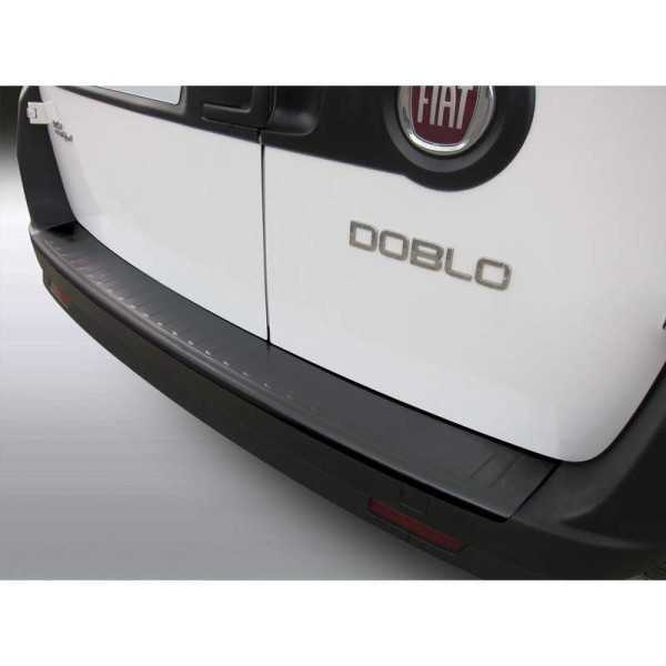 Protecteur de parechocs arrière ABS pour Fiat Doblo  Opel Combo 122014 Noir