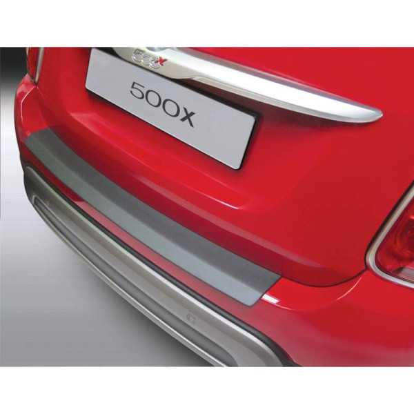 Protecteur de parechocs arrière ABS pour Fiat 500X 22015 Noir