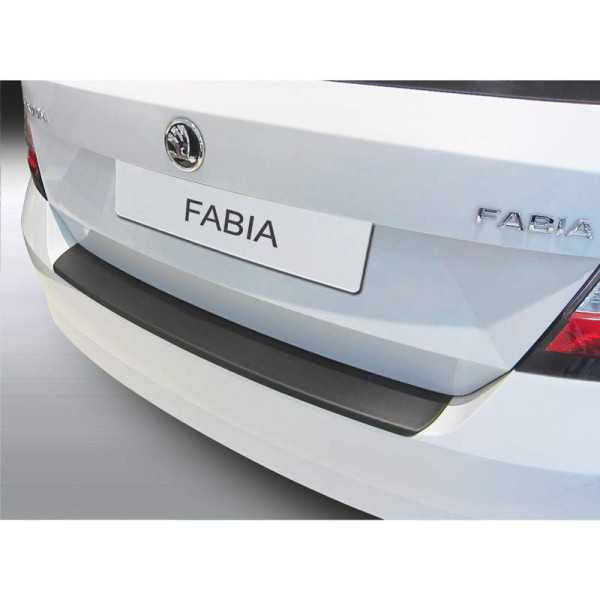 Protecteur de parechocs arrière ABS pour Skoda Fabia III 5 portes 112014 Noir