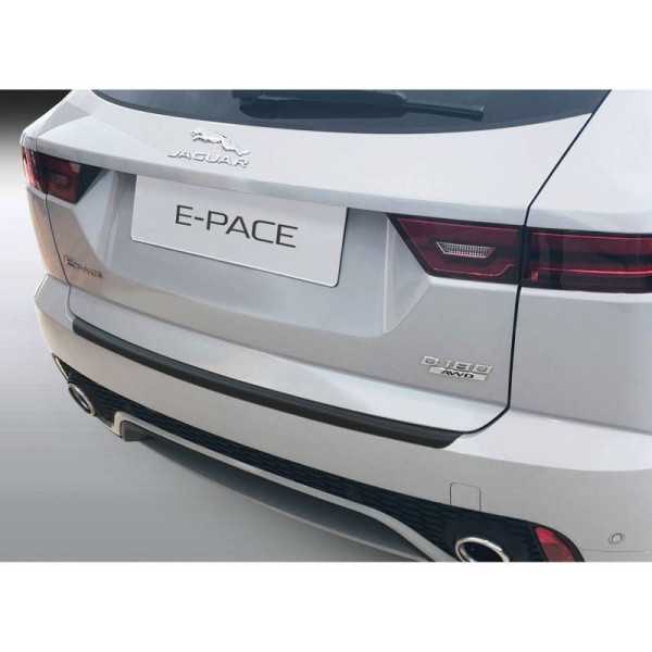 Protecteur de parechocs arrière en ABS pour Jaguar EPace 92017 Noir