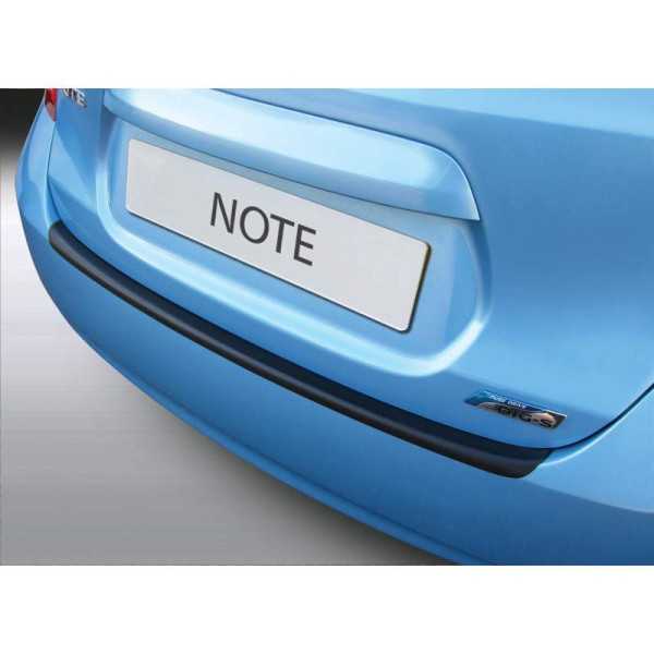 Protecteur de parechocs arrière ABS pour Nissan Note 102013 Noir
