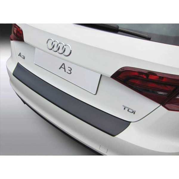 Protecteur de parechocs arrière ABS pour Audi A3 8V Sportback 6201242016 Noir