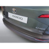 Protecteur de parechocs arrière en ABS pour Skoda Karoq 72017 Noir