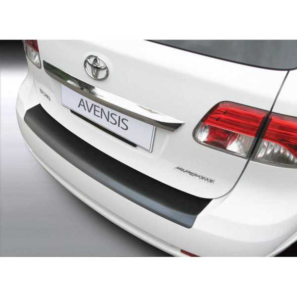 Protecteur de parechocs arrière ABS pour Toyota Avensis Kombi 20122015 Noir