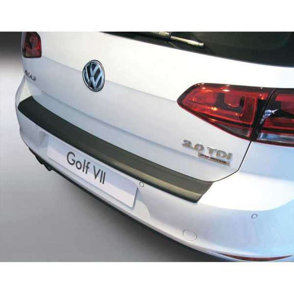 Protecteur de parechocs arrière ABS pour Volkswagen Golf MK VII 35 portes 20132019 Noir