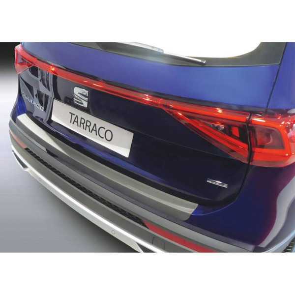 Protecteur de parechocs arrière ABS pour Seat Tarraco 2019 Noir