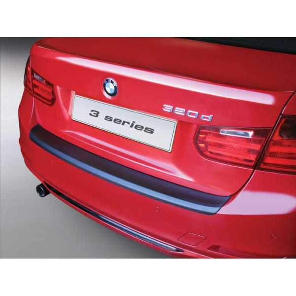 Protecteur de parechocs arrière ABS pour BMW Série 3 F30 4 portes 20122019 Noir