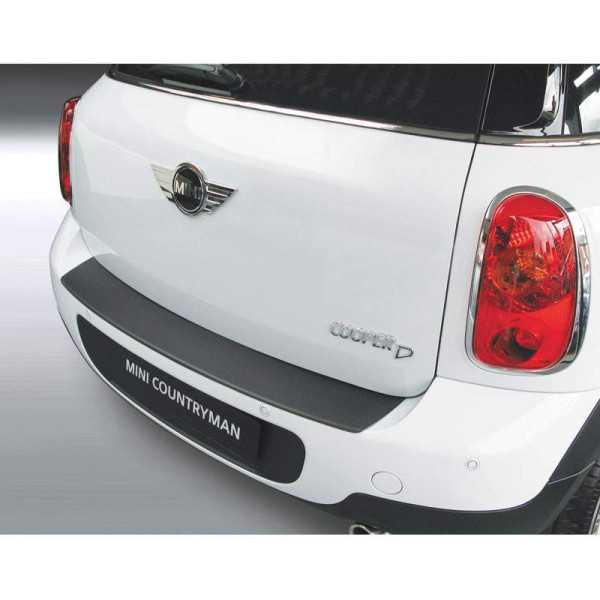 Protecteur de parechocs arrière ABS pour Mini Countryman R60 20102016 Noir
