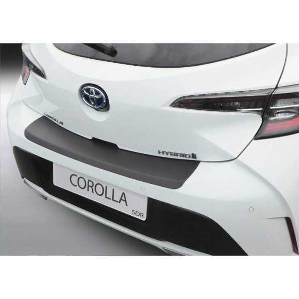 Protecteur de parechocs arrière ABS pour Toyota Corolla HB 5 portes 2019 Noir