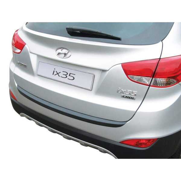 Protecteur de parechocs arrière ABS pour Hyundai ix35 20102015 Noir