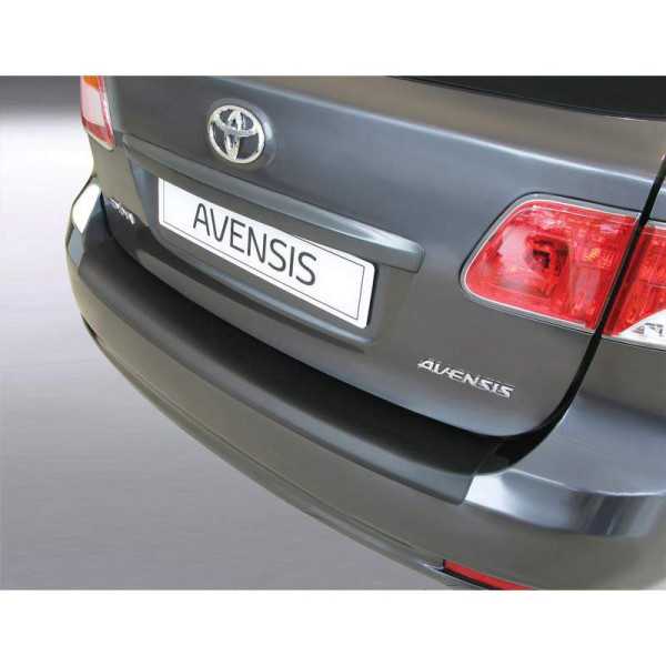 Protecteur de parechocs arrière ABS pour Toyota Avensis Kombi 20092011 Noir