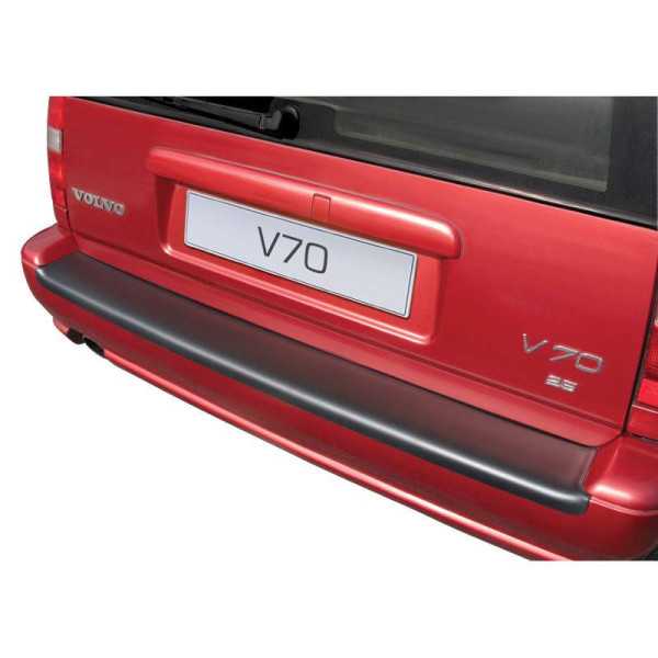 Protecteur de parechocs arrière ABS pour Volvo V70 19962000 pour parechocs peints Noir