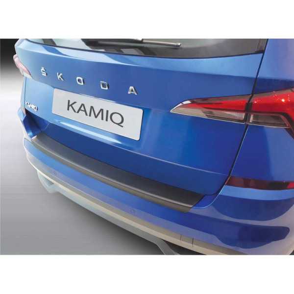 Protecteur de parechocs arrière en ABS pour Skoda Kamiq 2019 Noir