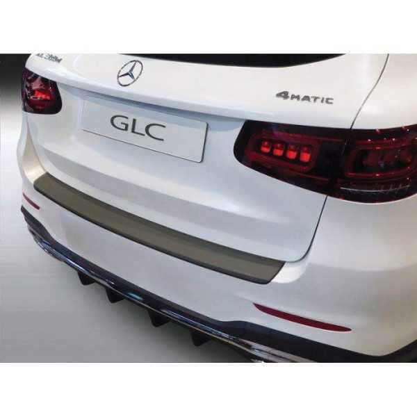 Protection de seuil arrière ABS sur mesure pour Mercedes GLC SESportAMG Line Facelift 2019 Noir