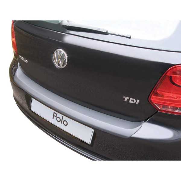 Protecteur de parechocs arrière ABS pour Volkswagen Polo 6R 35 portes 20092014 Noir