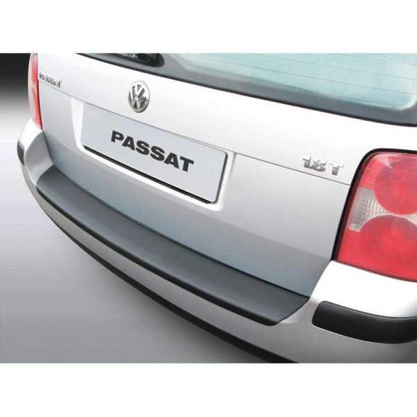 Protecteur de parechocs arrière ABS pour Volkswagen Passat 3B3BG Variant 19962004 Noir
