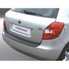 Protecteur de parechocs arrière ABS pour Skoda Fabia II 20072010 Noir