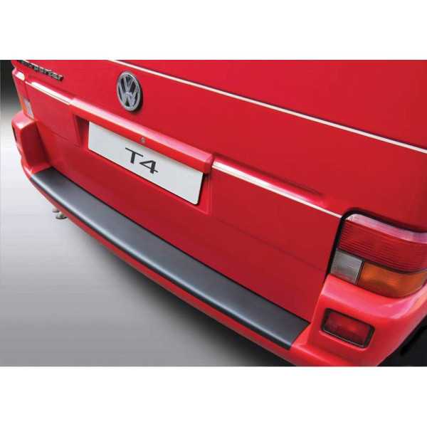 Protecteur de parechocs arrière ABS pour Volkswagen Transporter T4 Noir