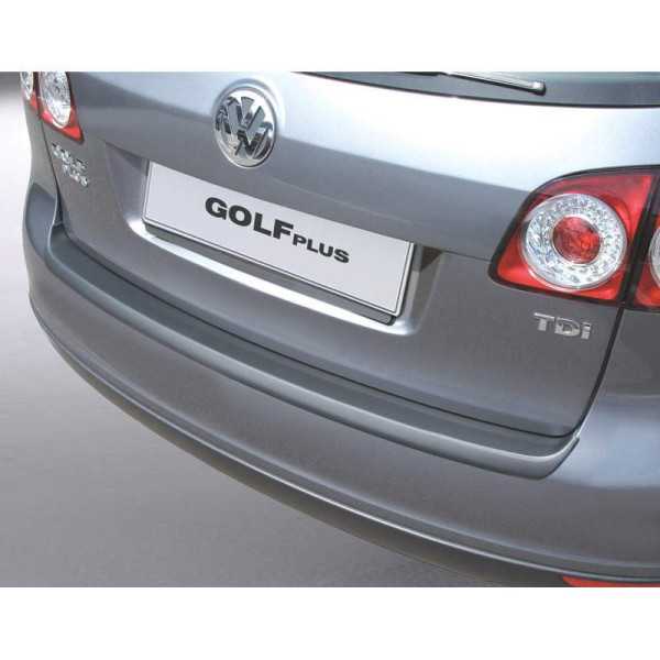 Protecteur de parechocs arrière ABS pour Volkswagen Golf V Plus Noir