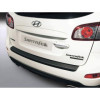 Protecteur de parechocs arrière ABS pour Hyundai Santa Fe 20102012 Noir