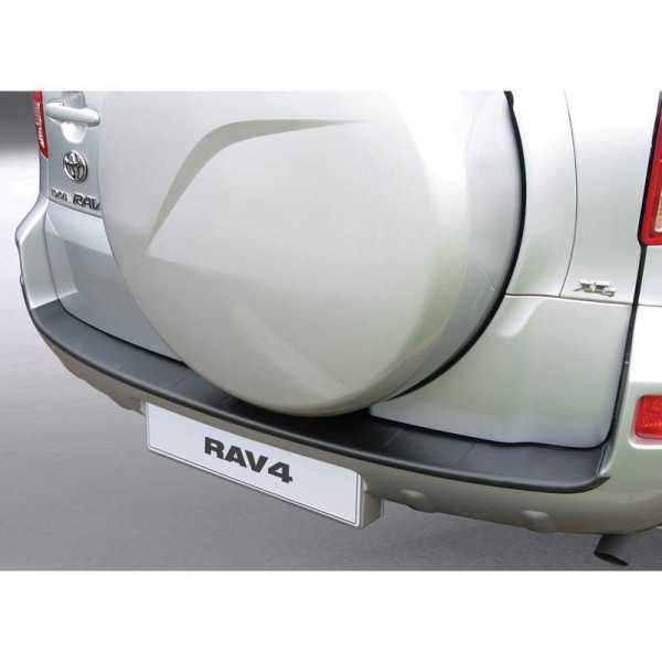 Protecteur de parechocs arrière ABS pour Toyota RAV 4 20062007 sauf T180XTR Noir