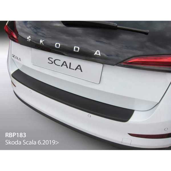 Protecteur de parechocs arrière ABS pour Skoda Scala 2019 Noir