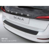 Protecteur de parechocs arrière ABS pour Skoda Scala 2019 Noir