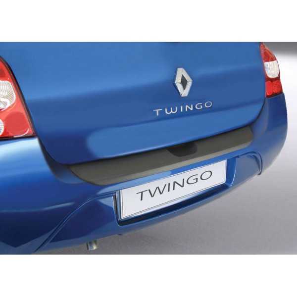 Protecteur de parechocs arrière ABS pour Renault Twingo II 20072012 Noir