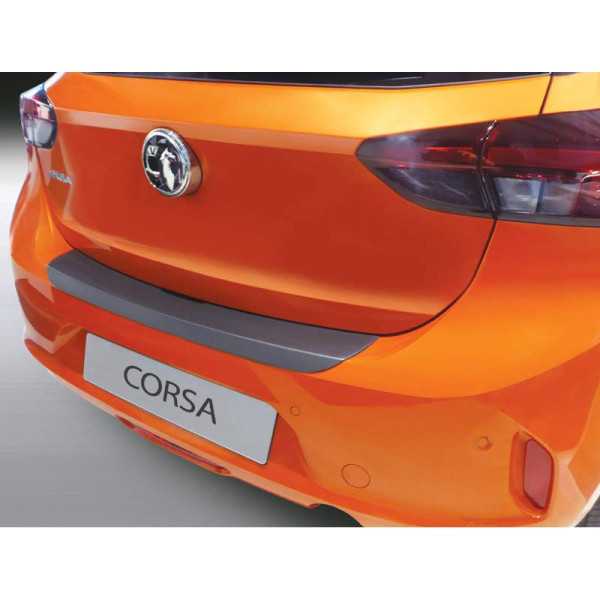 Protecteur de parechocs arrière ABS pour Opel Corsa F 5 portes 2019 Noir
