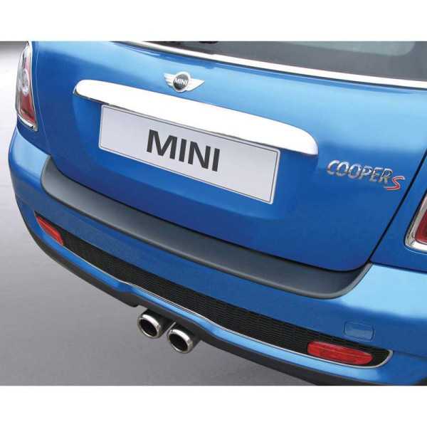 Protecteur de parechocs arrière en ABS pour BMW Mini OneCooperincl S  JCWCabrioCoupéRoadster 2006 Noir