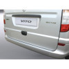 Bande de protection de parechocs arrière ABS pour Mercedes VianoVitoClasse V 20032014 Argent