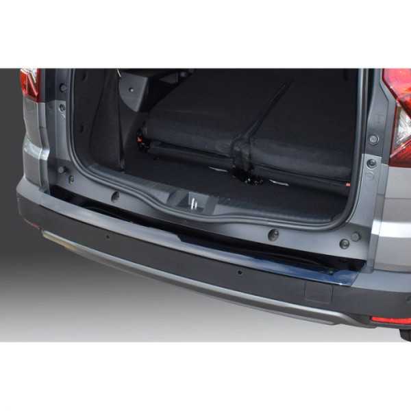 Protection de seuil arrière ABS sur mesure pour Dacia Jogger 2022 Noir