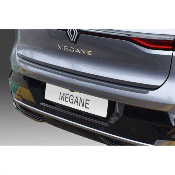 Protection de seuil arrière ABS sur mesure pour Renault Megane ETech 2022 Noir