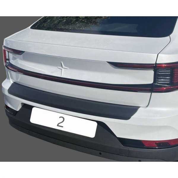 Protection de seuil arrière ABS sur mesure pour Polestar 2 2019 Noir