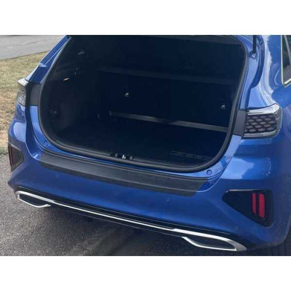 Protection de seuil arrière ABS sur mesure pour Kia Cee'd CD HB Facelift 102021 Noir