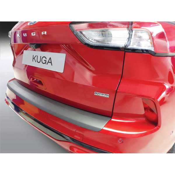Protecteur de parechocs arrière ABS pour Ford Kuga III STVignale 2019 Noir