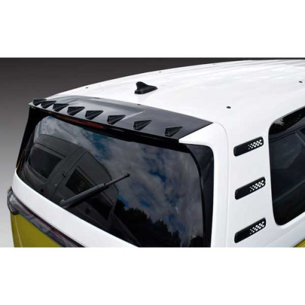 RGM Becquet de toit sur mesure pour Volkswagen ID.Buzz 2022 BusCargo modèles avec hayon arrière  Noir Brillant ABS
