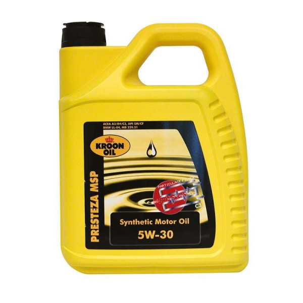 KroonOil 33229 Presteza MSP 5W30 5L