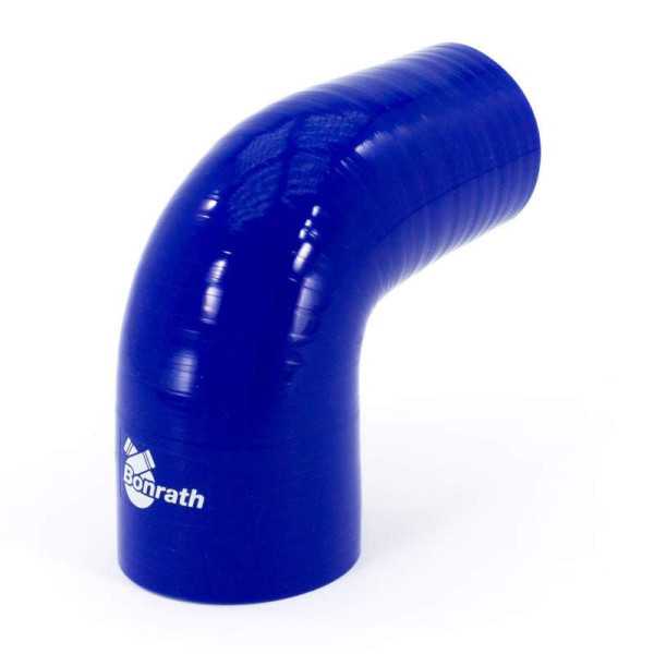Bonrath Durite silicone Réducteur coude 90 degrés  Longueur:50mm  Ø8363mm