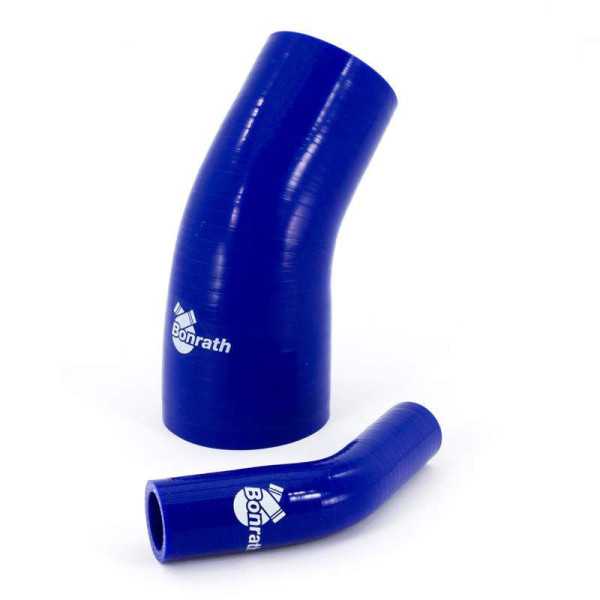 Bonrath Durite silicone Réducteur coude 45 degrés Longueur:50mm Ø63...