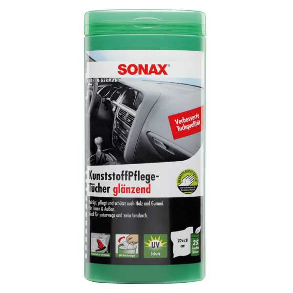 Sonax 412.100 Chiffons de nettoyage en plastique Gloss Box 25pcs