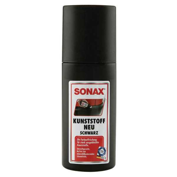 Sonax 409.100 Peinture plastique noire 100ml
