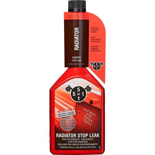 5IN1 Stop fuite radiateur rouge 310ml | 5in1 | Additifs Radiateur