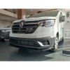 Spoiler avant sur mesure pour Renault Trafic 2021 ABS Noir Luisant ...