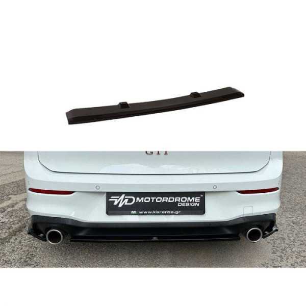 Jupe arrière Diffuser sur mesure pour Volkswagen Golf VIII CD1 GTI 2020 ABS Noir Luisant