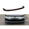 Spoiler avant sur mesure pour Volkswagen Golf VIII CD1 GTI RLine 2020 ABS Noir Luisant